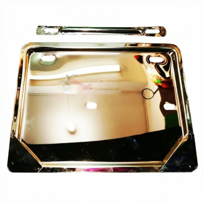 Picture of Motorcycle Number plate license plate Frame caching cover with clam golden colour fit for all motorcycle (Gold)