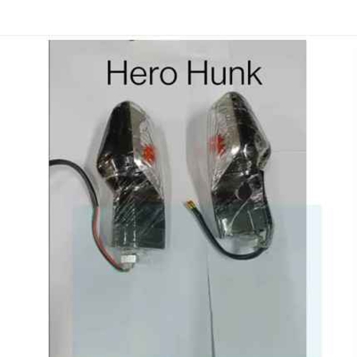 Picture of 2Pcs Motorcycle Indicator Signal Light, For Hunk (Black)