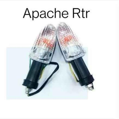 Picture of 2Pcs Motorcycle Indicator Signal Light, For RTR (Black)