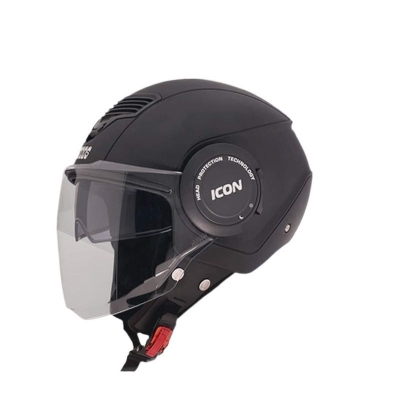 Picture of STUDDS ICON HELMET - OPEN FACE Cetified Best Quality Helmet (Black)