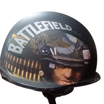 Picture of GLIDERS- GERMAN DESIGN CAP HELMET ISI CERTIFIED (Black)
