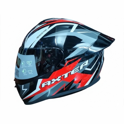 Picture of AEROSTAR AXTER Full Face Helmet ISI And Dot Certified for Men and Women Helmet (Black)