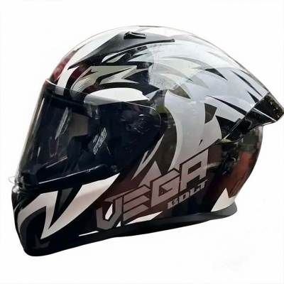 Picture of Bolt Speedx Motorsports Helmet  (Black Grey) (Black grey)