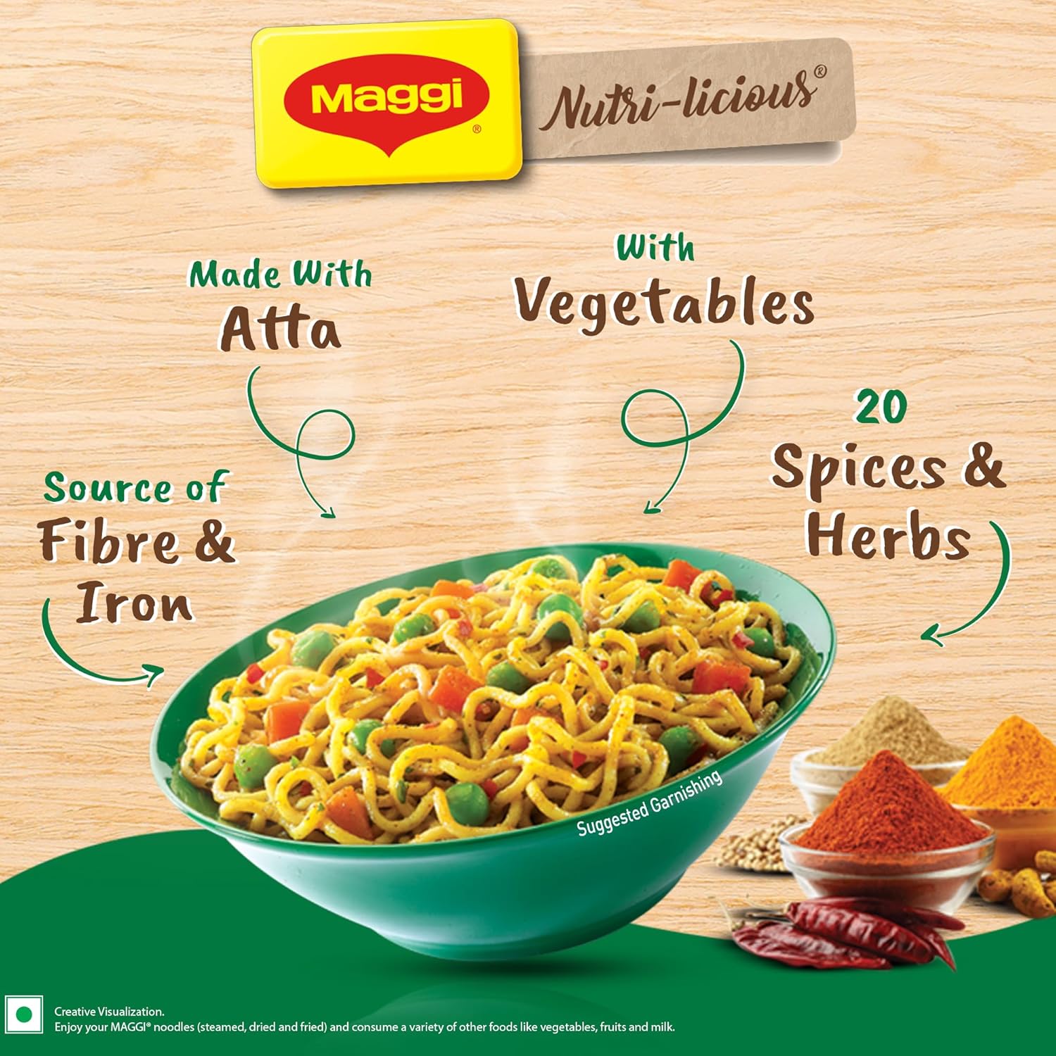 Picture of Maggie veg atta noodles