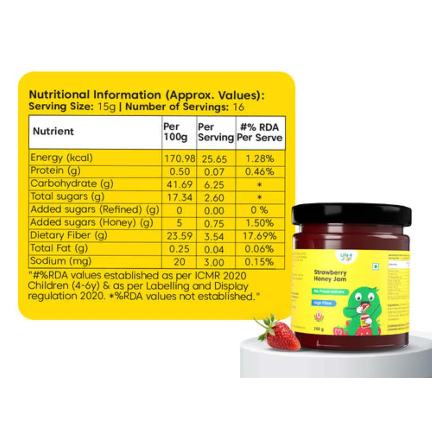 Picture of Little Joy Strawberry honeyjam