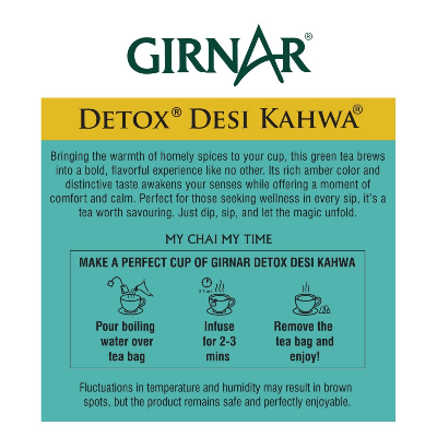 Picture of Girnar  Detox Desi Kahwa Green Tea 