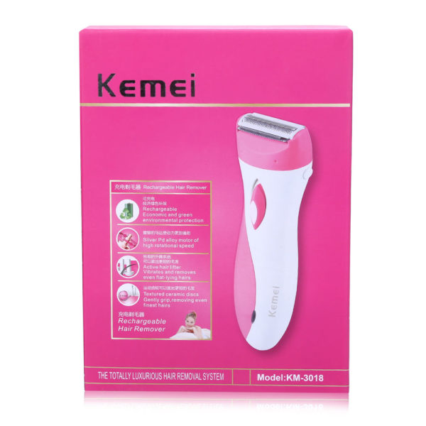 Picture of Kemei KM-3018 Electric Waterproof Shaver Bikini Underarm Body Lady Epilator Hair Removal Cordless Trimmer