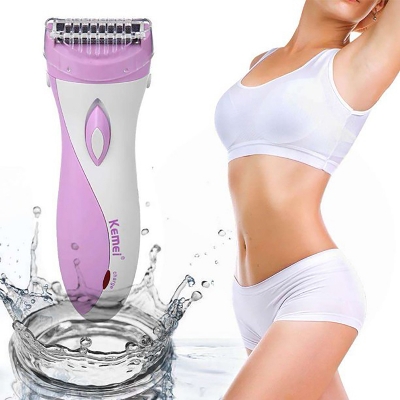 Picture of Kemei KM-3018 Electric Waterproof Shaver Bikini Underarm Body Lady Epilator Hair Removal Cordless Trimmer