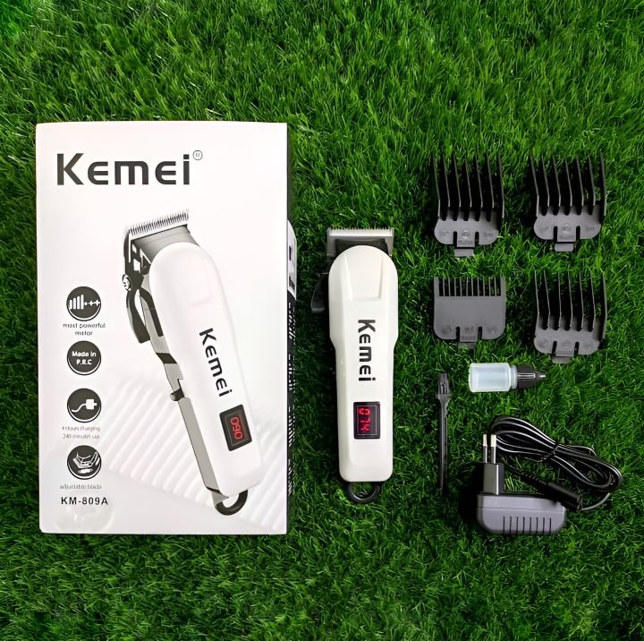 Picture of Kemei KM-809A Digital Electric Rechargeable Professional Hair Clipper Trimmer