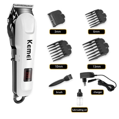 Picture of Kemei KM-809A Digital Electric Rechargeable Professional Hair Clipper Trimmer