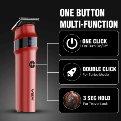 Picture of VGR V-987 Rosso Professional Beard and Moustache Trimmer for Men