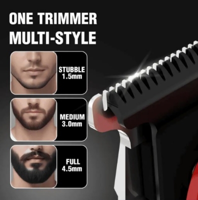 Picture of VGR V-987 Rosso Professional Beard and Moustache Trimmer for Men