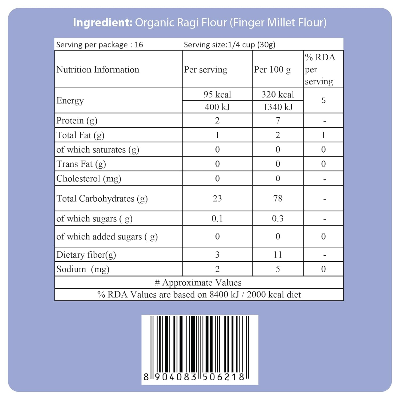 Picture of 24 mantra  organic ragi flour