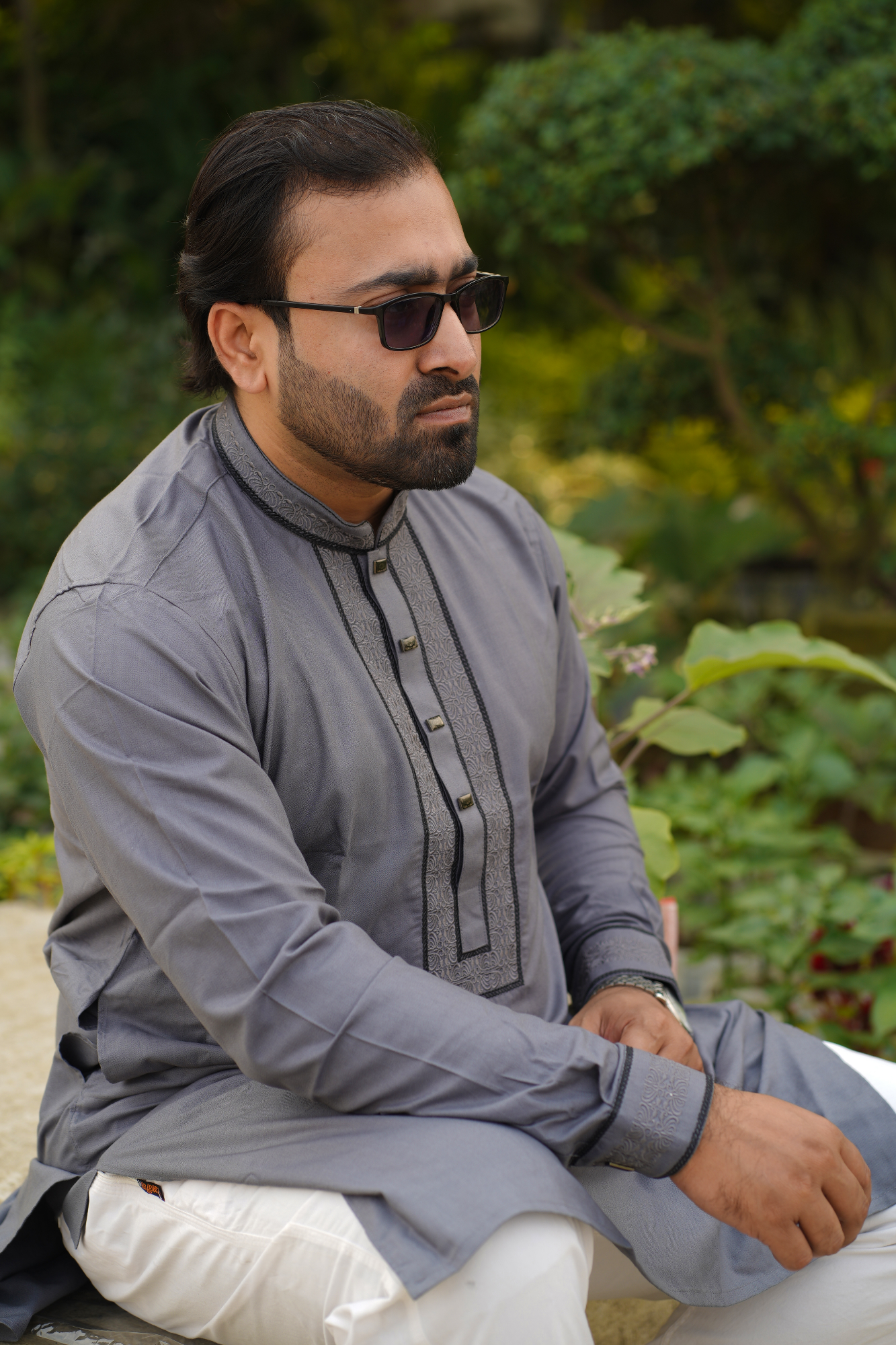 Picture of Solid Premium Cotton Punjabi