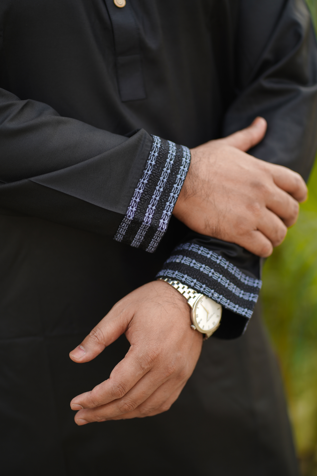 Picture of Classic Black Cotton Panjabi