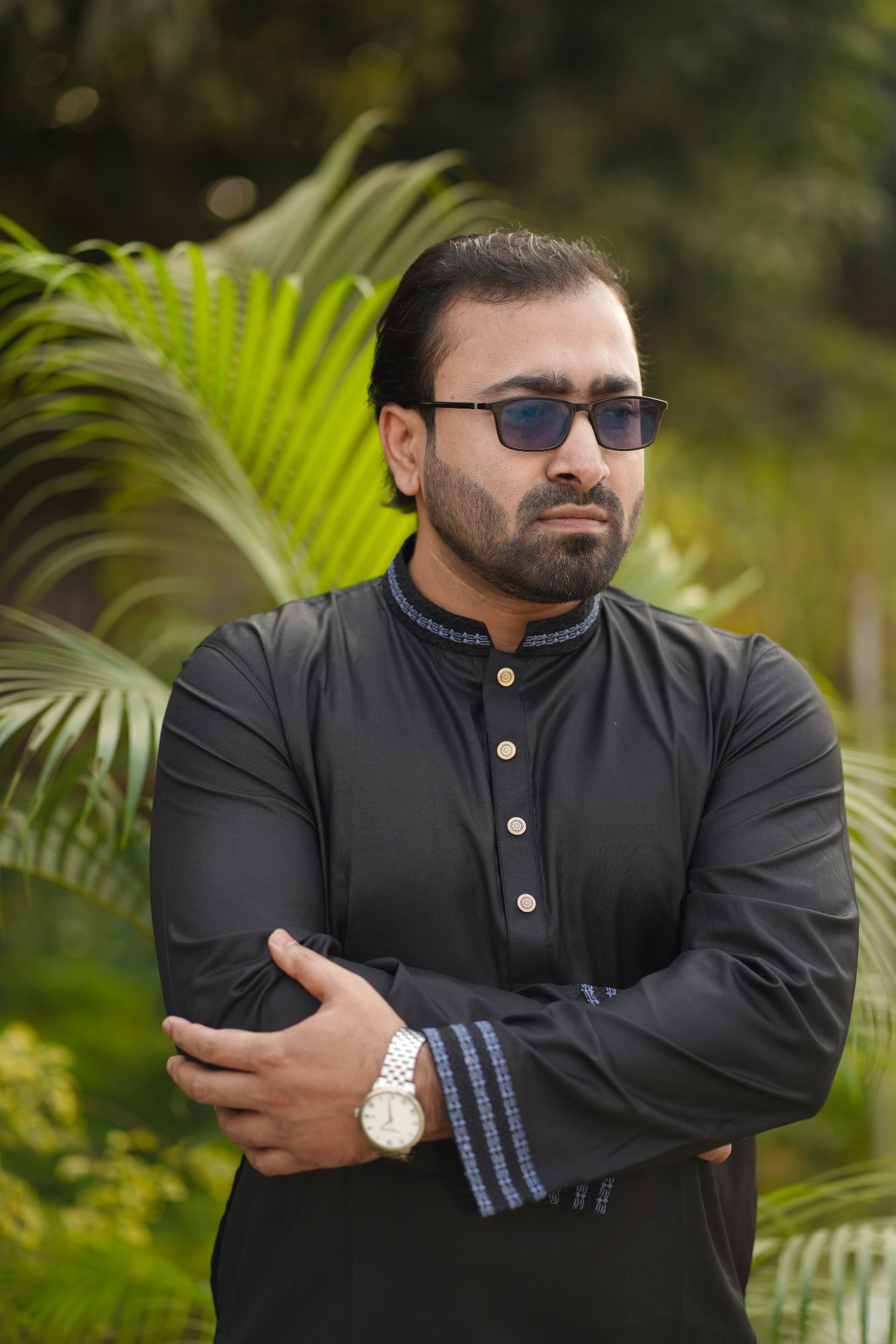 Picture of Classic Black Cotton Panjabi