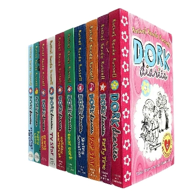 Picture of Dork Diaries x 10 Title Slipcase Set by  Rachel Renee Russell