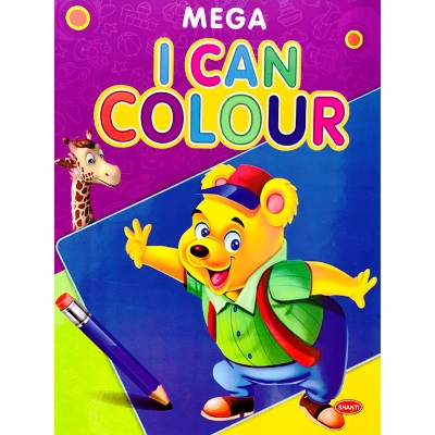 Picture of Mega I Can Colour - Colouring Book Paperback