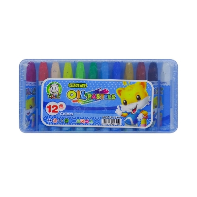 Picture of Oil Pastels 12 Color Environmentally Friendly Non-toxic Crayons