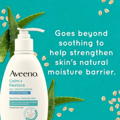 Picture of Aveeno Calm + Restore Gel Moisturizer, Skin Soothing – 340ml