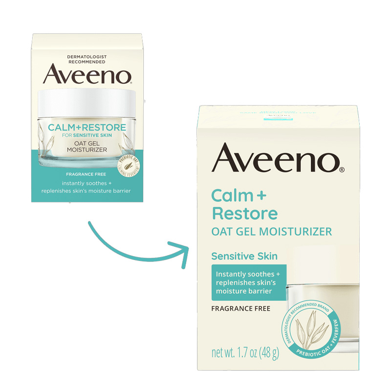 Picture of Aveeno Calm + Restore Oat Gel Face Moisturizer – 48gm