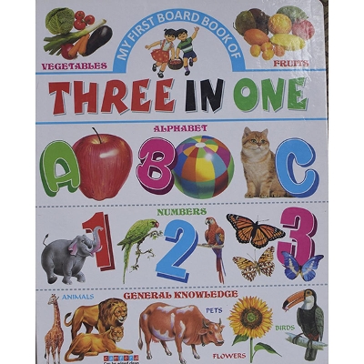 Picture of My First Board Book of Three in One