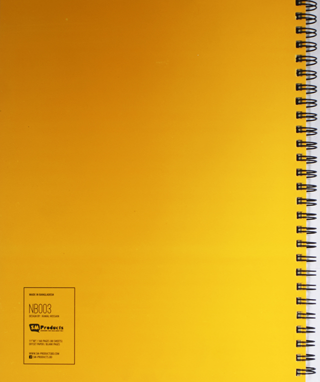 Picture of Notebook - NB003 Yellow A4