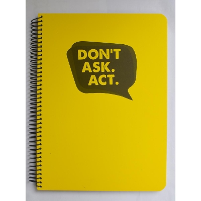 Picture of Notebook-NB008 Yellow A4