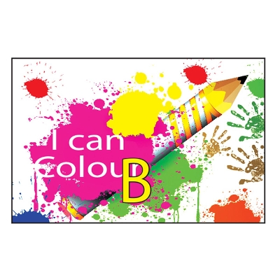 Picture of Coluring Book Set for Kids ( I can Colour A, I can Colour B, I can Colour 1, I can Colour 2, Alphabet Colouring Book)