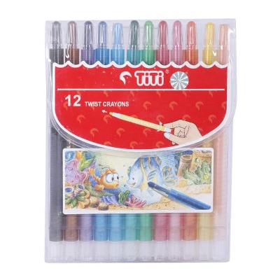 Picture of TiTi - 12 Colors Twist Crayons (Premium Quality)
