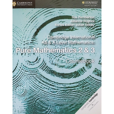 Picture of Cambridge International AS & A Level Mathematics Pure Mathematics 2 & 3 Coursebook