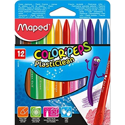 Picture of Maped Color'Peps Plasticlean -12 Colours -862011