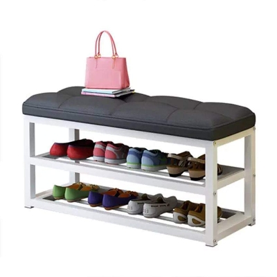 Picture of Two Tier Shoe Rack Black
