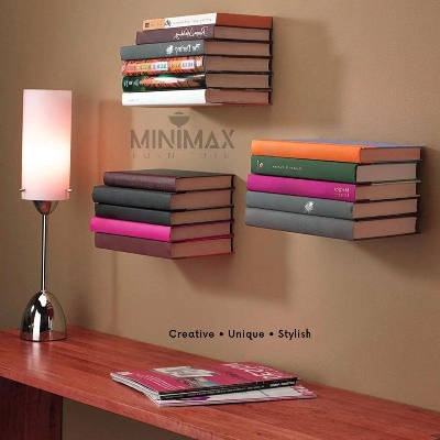 Picture of Minimax ভাসমান বুকশেল্ফ সাদা (2 সেট) - book shelf White