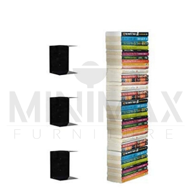 Picture of MM Invisible Bookshelf Black (Set of 3) Black