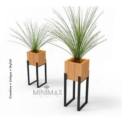 Picture of MiniMax Indoor Plant Stand (Set of 3) Black