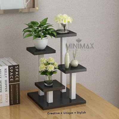 Picture of MiniMax Indoor Table Flower Pot Stand Black