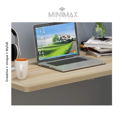 Picture of MiniMax Wall Mounted Floating Desk Peach
