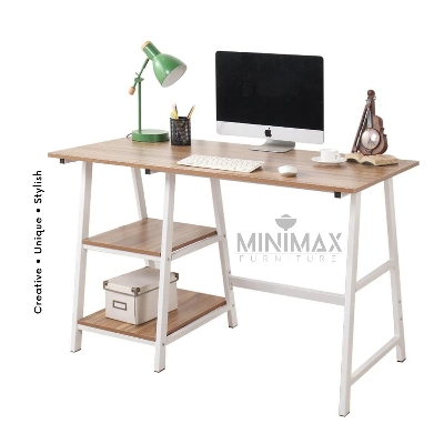 Picture of MiniMax Workstation with Shelf Storage Peach