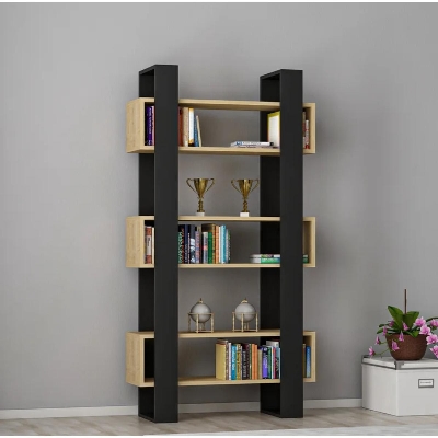 Picture of Minimax bookshelf Oak/Black