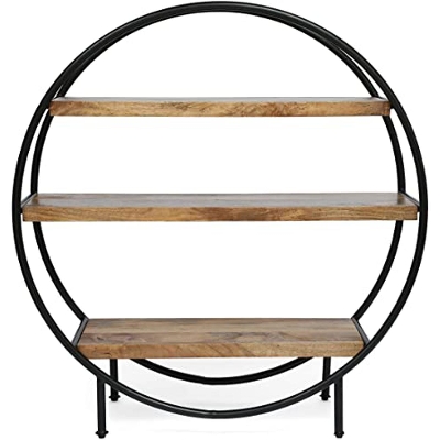 Picture of Minimax Metal Shelf, Brown & Black