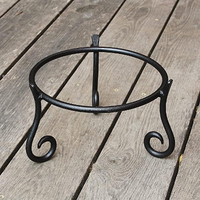 Picture of Metal Plant birdbath Bowl Stand Black