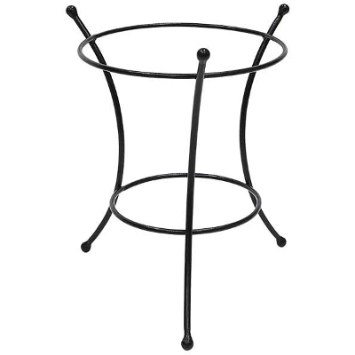 Picture of Metal Plant birdbath Bowl Stand Black