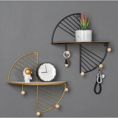 Picture of Minimax Floating Wall Shelves, 2 Piece (30x30x15cm) Black