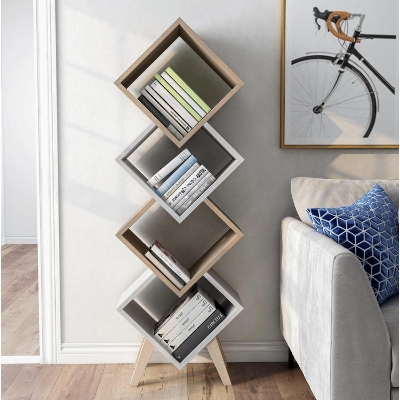 Picture of Minimax 4-shelf Bookcase Multicolor