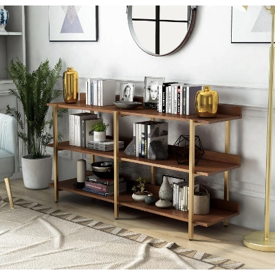 Picture of Minimax Metal Wide Display Shelf Grey