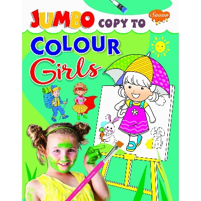 Picture of Jumbo C o p y to Colour-Girls Paperback