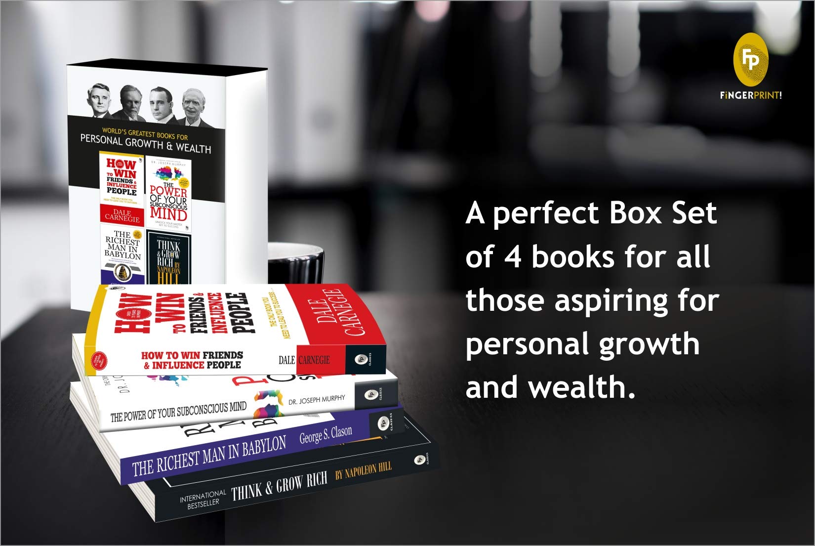 Picture of World s Greatest Books For Personal Growth & Wealth (Set of 4 Books): Perfect Motivational Gift Set Paperback