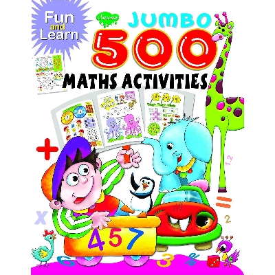 Picture of Fun & Learn Jumbo Maths 500 Activities Paperback
