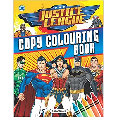 Picture of Justice League C opy Colouring Book Paperback